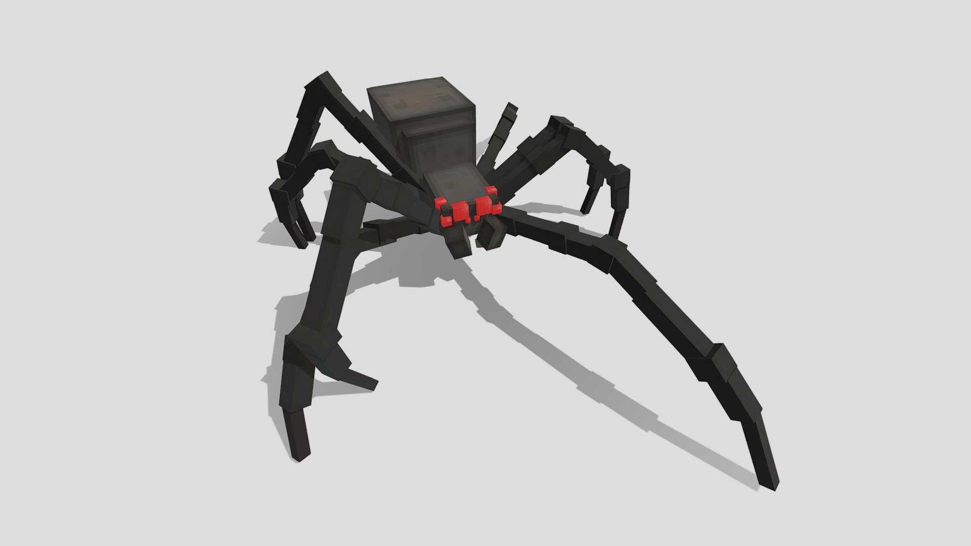 Giant Spiderling for Java Minecraft servers.
This ModelEngine ready Minecraft mob comes rigged and animated.

Get variants of this model over at https://www.artsbykevstudio.com/modelengine-marketplace

See how this model was made and animated: https://youtu.be/sc-dsCZ-2Ck

Are you looking for unique animations or custom models for a project? Reach out via https://www.twitter.com/artsbykev and/or send a business request to business.artsbykev@gmail.com
ArtsByKev commission rates may vary between projects, so try to be specific with your query.!

Visit the Official ArtsByKev store via:
https://www.artsbykevstudio.com/artsbykev-model-store
 - Spider Mob + Walk Cycle - Bedrock & ModelEngine - 3D model by ArtsByKev Productions (@ArtsByKev) 3d model