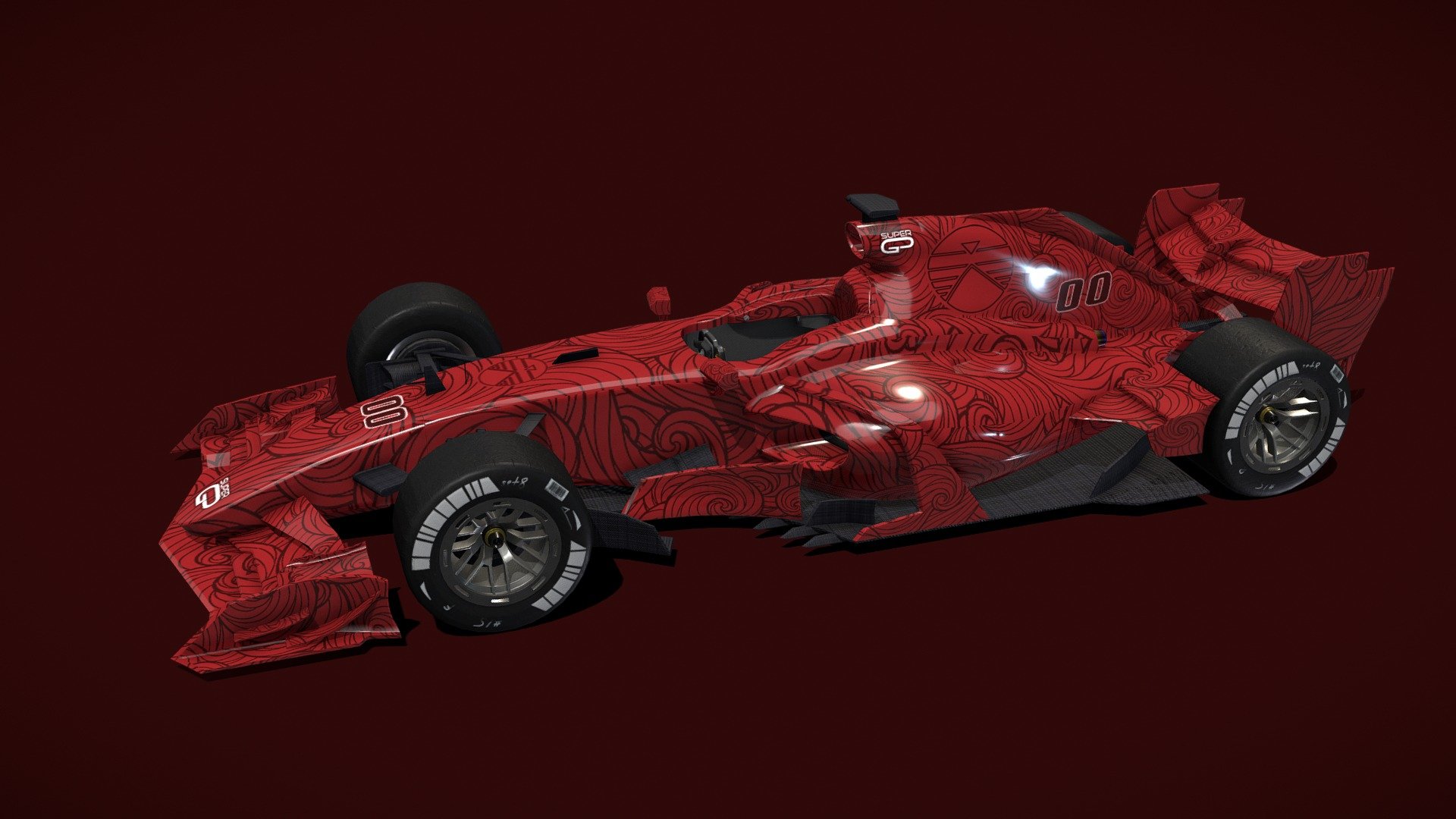 F1 Concept Car 

I decide to have create my own version of a open wheel type race car.
In terms of inspiration its a mix between F1 and Indycar.

Additional images of the car plus the actual mod can be downloaded here: 
https://www.racedepartment.com/downloads/super-gp.25243/ - F1 Concept Car - 3D model by Todor Malakchiev (@todormalakchiev) 3d model