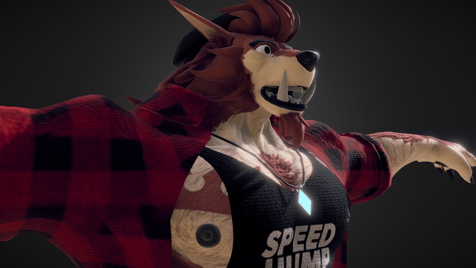 The new model for Were! :)
Rigged too, will be working on and putting in some animations soon &lt;3



Support me on Patreon! | Furaffinity | Twitter (@Werethrope) | Tumblr | Facebook - Werethrope - Model Update - 3D model by werethrope 3d model