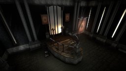 Castle Occult Chamber room, castle, chamber, fortress, darkness, occult, evil