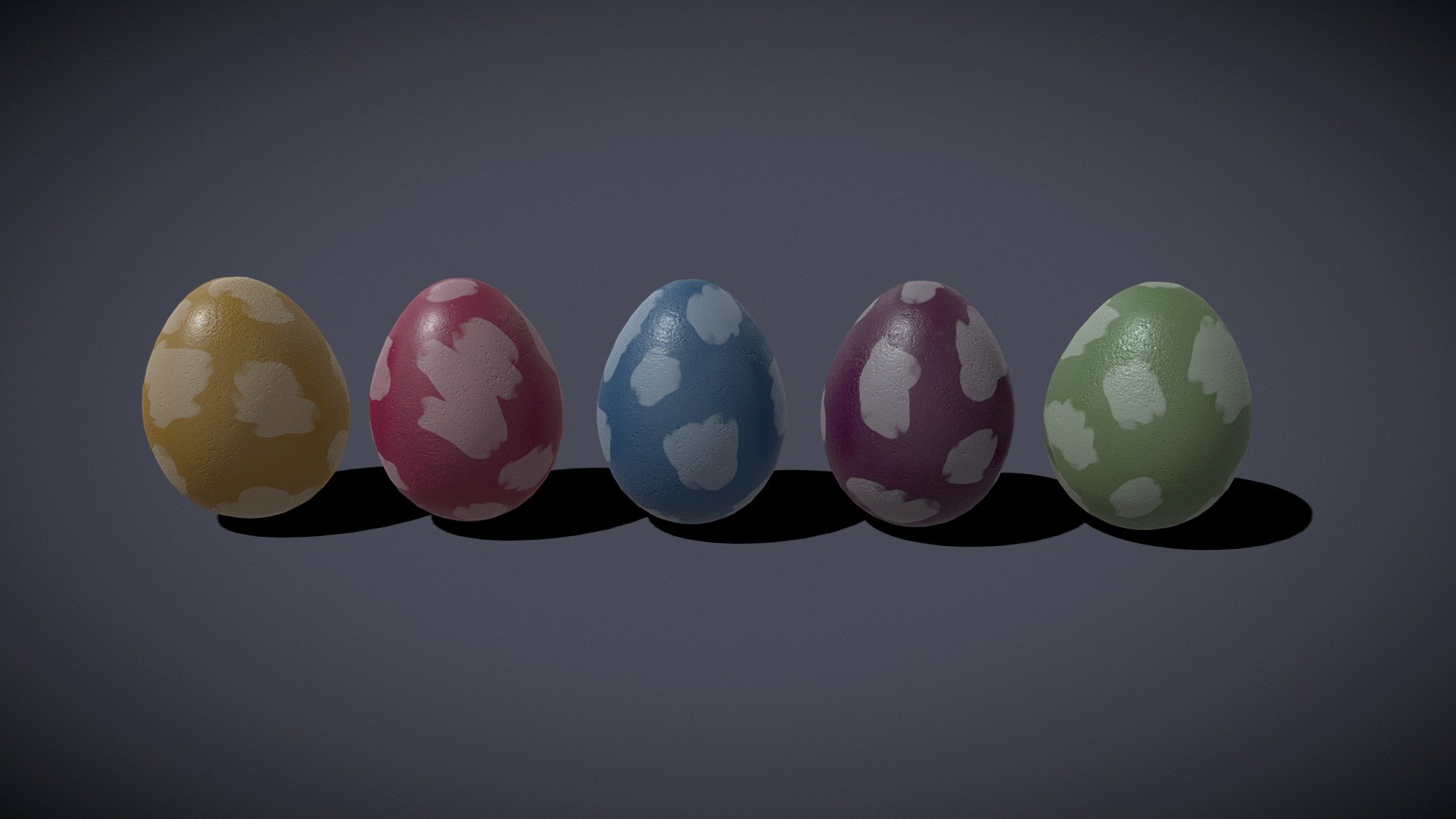 Easter_Eggs_FBX
VR / AR / Low-poly
PBR approved
Geometry Polygon mesh
Polygons 576
Vertices 578
Textures PNG 4K - Easter Eggs - Buy Royalty Free 3D model by GetDeadEntertainment 3d model