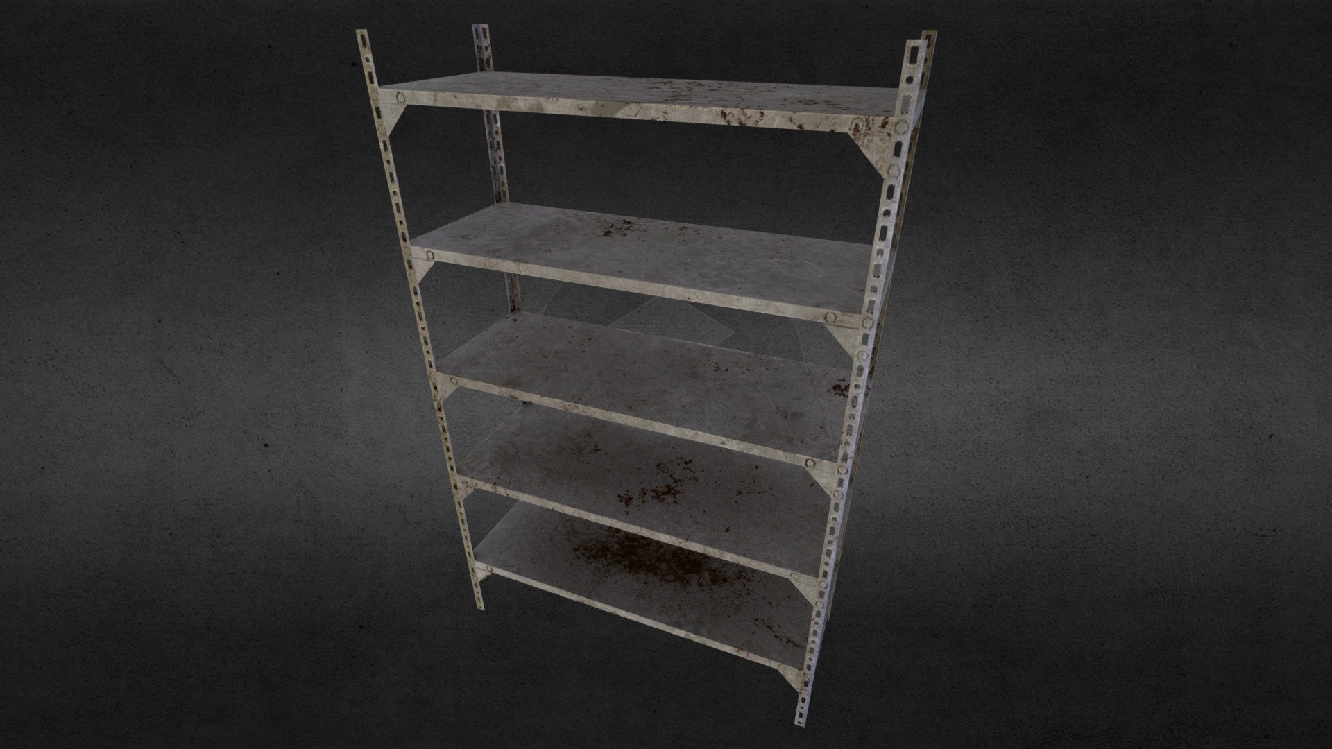 Metal Shelves - Shelves - 3D model by kmoschcau 3d model