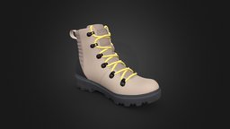 W Holly Lace Leather pbr-texturing, 3dscan, 3dmodel, 3dboot, 3dscanshoe