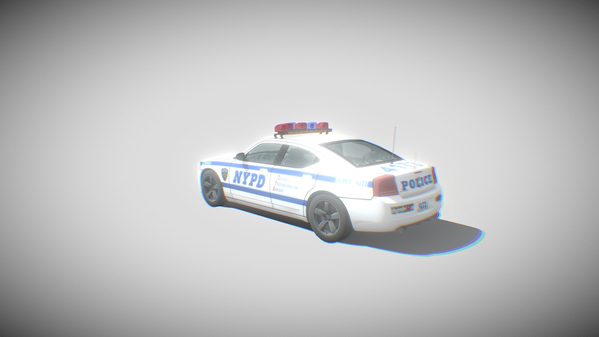 Dodge Charger Police NYPD - Dodge Charger Police NYPD - Download Free 3D model by David_Holiday 3d model