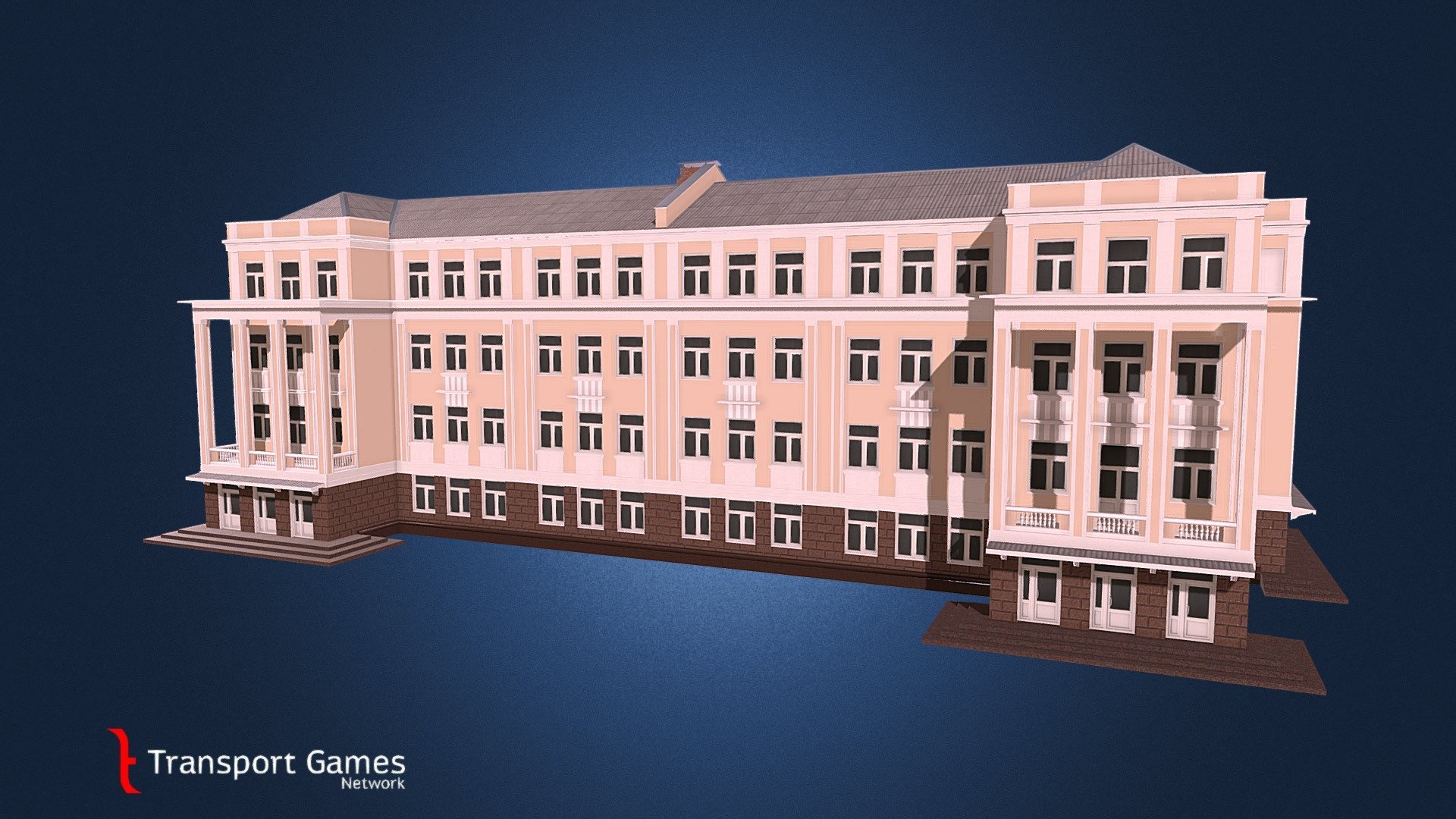 Asset for Citites Skylines.

Architect Kodner.

Typical soviet school 1930-1940 of 20th century.

 - School (architect Kodner) - 3D model by targa (@targettius) 3d model