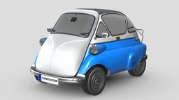 BMW Isetta 250 1955 mini, power, vehicles, bmw, tire, cars, drive, luxury, vintage, speed, 1955, compact, classic, automotive, old, 250, microcar, vehicle, lowpoly, car, isetta, bmw-isetta