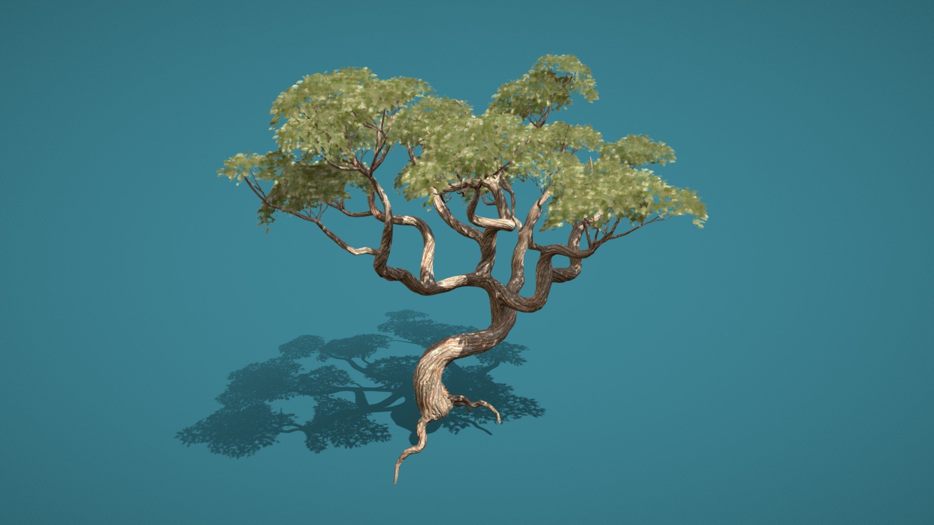 Light file of tree to make fast render with nice result 3d model