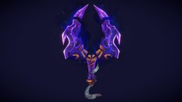 Mythic Voidelf Axe || DAE Weaponcraft 2023 dae, void, galaxy, daehowest, styalized, weaponcraft, wowweapon, voidelf, weapon, maya, handpainted, lowpoly, gameart, axe, sword, fantasy, wow, daeggp, gameart2023, dae2023