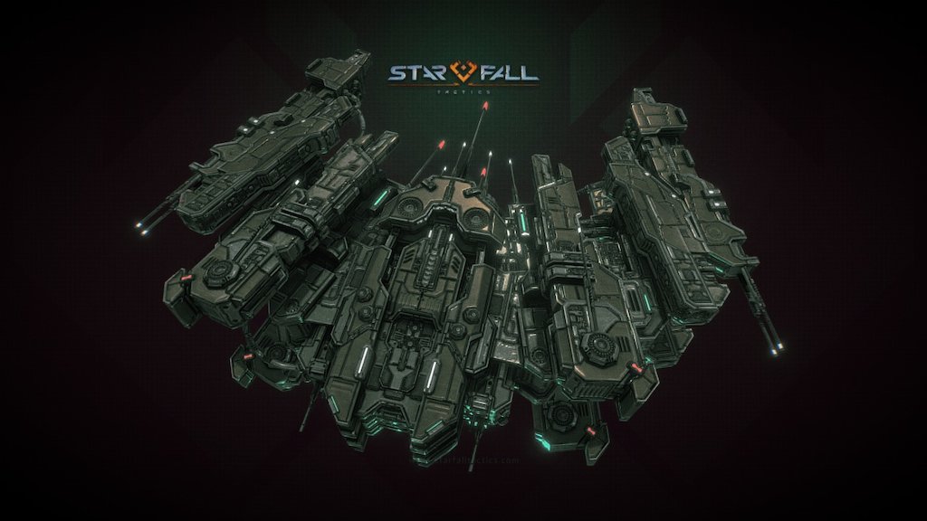 In-game model of a large spaceship belonging to the Deprived faction.



Learn more about the game at http://starfalltactics.com/ - Starfall Tactics — Merlin Deprived dreadnought - 3D model by Snowforged Entertainment (@snowforged) 3d model