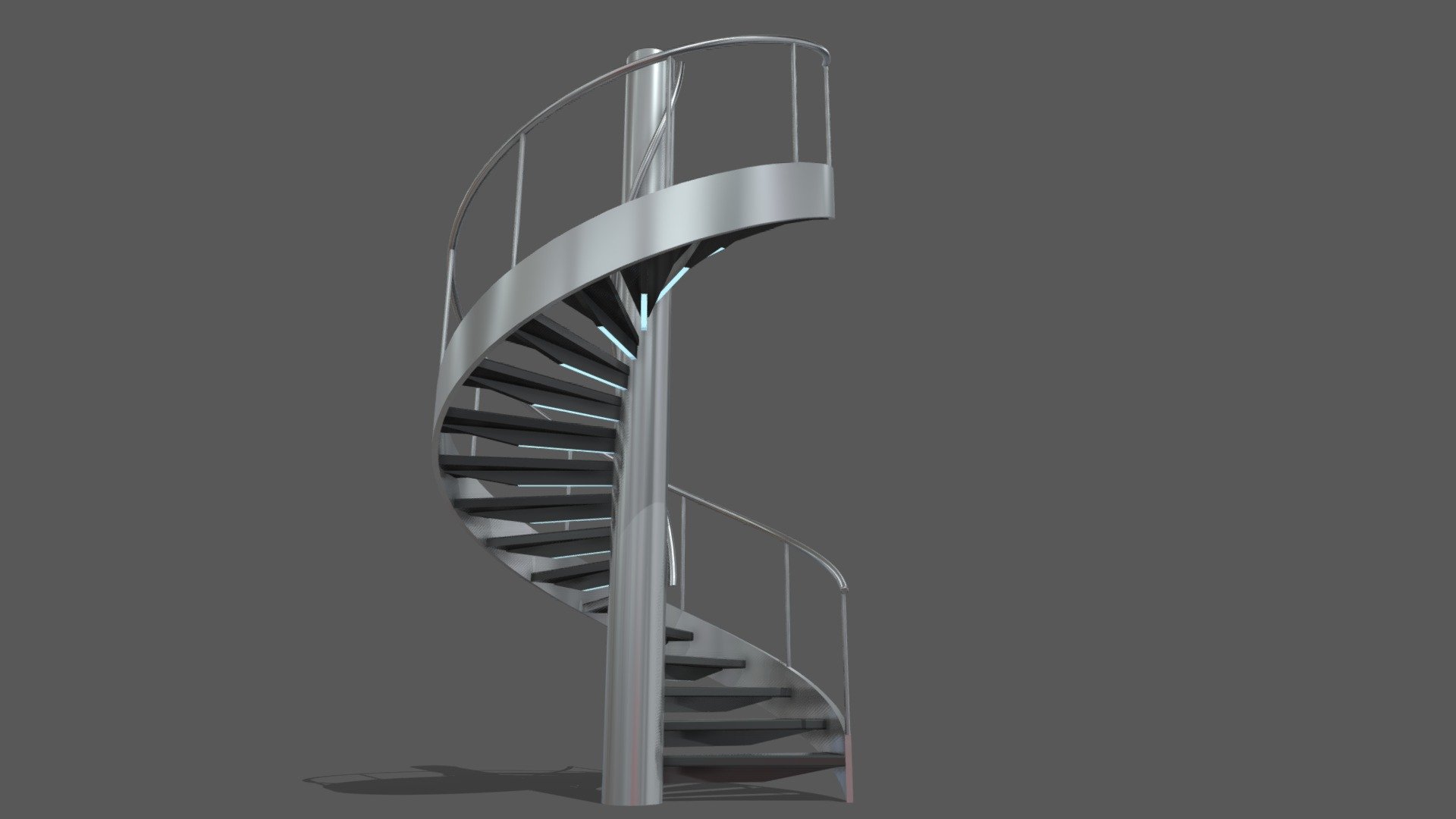 Spiral Stair Case - Spiral Stair Case - Download Free 3D model by Giimann 3d model