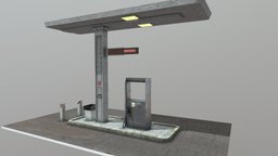 Gas station gas, road, station, zapravka