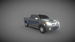Toyota Hillux unreal, toyota, lowpolymodel, cars-vehicles, gameasset, toyotahillux