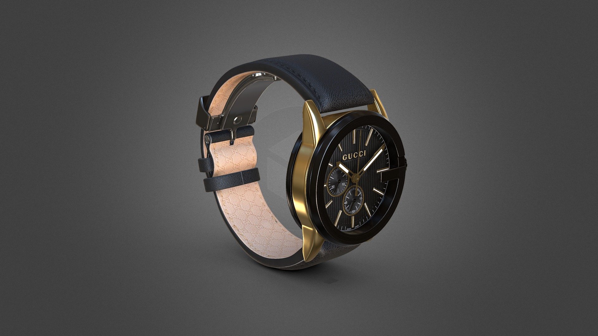 We create Gucci Mens Watch G-Chrono XL for e-Commerce purposes for clients 3d model