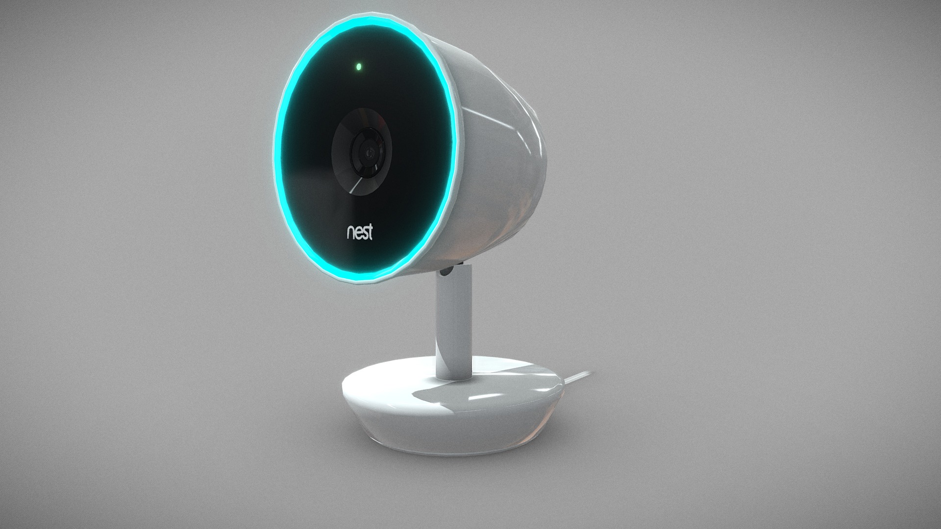 Nest Cam IQ is a sharper way to look after your home, with Supersight and intelligent algorithms that can tell a person from a thing 3d model