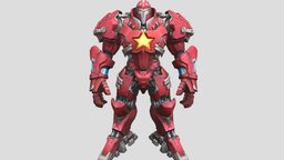 Crimson Dynamo marvel, hero, crimson, 3dmodel