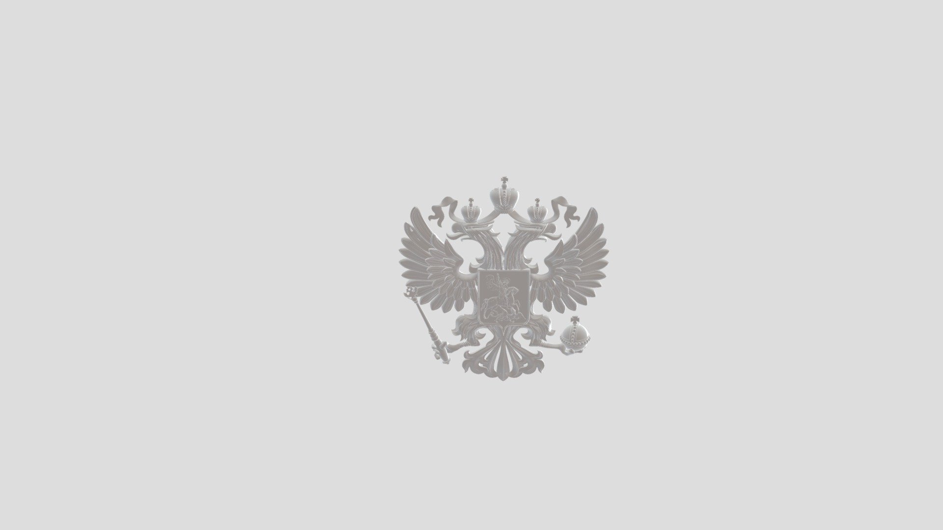 Municipal coat of arms Moscow - Download Free 3D model by lanozzick 3d model