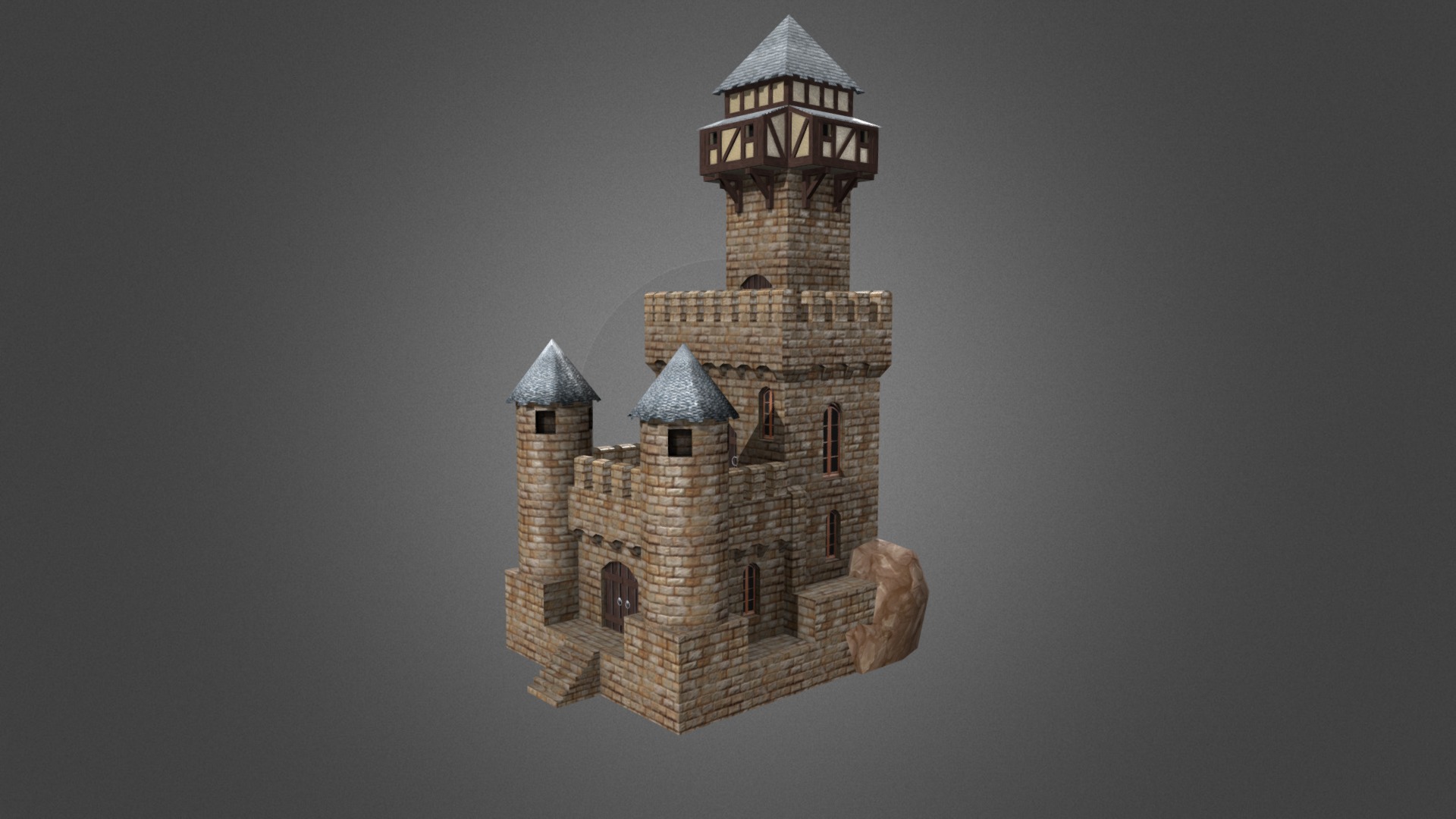 Low poly game-ready 3d model of a Medieval Tower Of Mistral

Download: http://gamedev.cgduck.pro - Medieval Tower Of Mistral - 3D model by CG Duck (@cg_duck) 3d model