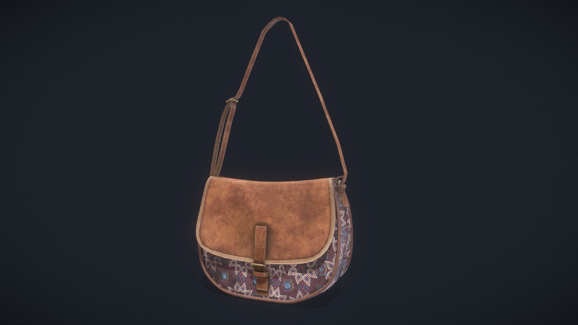Game ready model of women's bag 
Texture Resolution 2k - Bolsa Tiracolo Mexicana Bag - Buy Royalty Free 3D model by Blackoutgfx 3d model