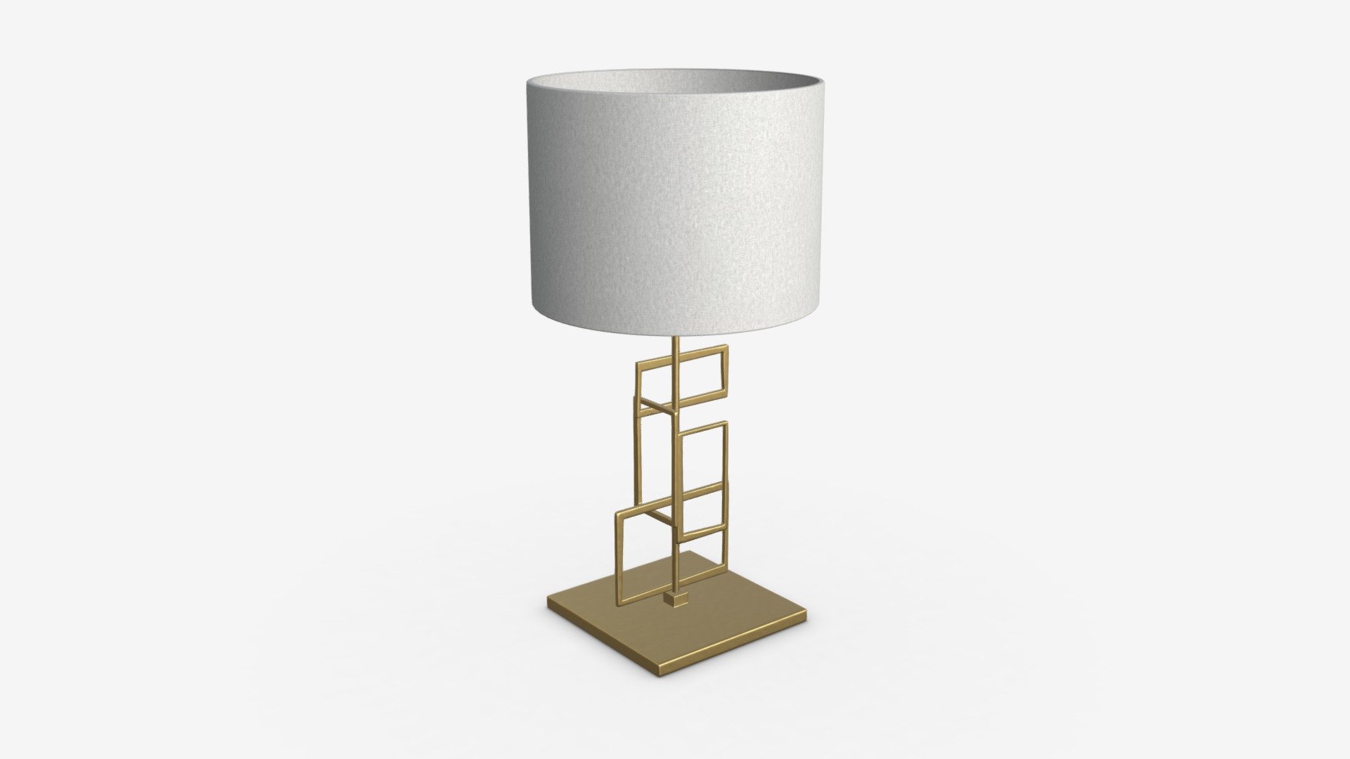 Table lamp with shade 05 - Buy Royalty Free 3D model by HQ3DMOD (@AivisAstics) 3d model