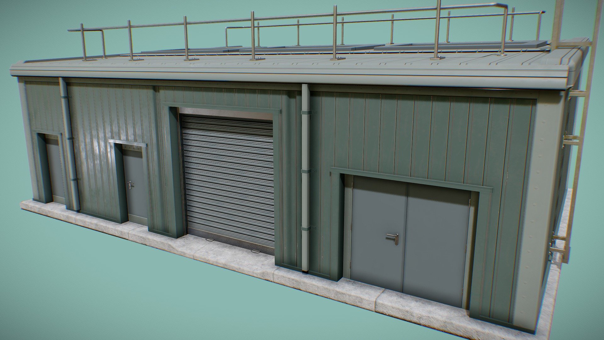 Garage Building
Buy it on my Artstation Artstation Link

8830 tris.

One Material

2048x2048 (Albedo, Metalic, Roughness, Normal)
 - Garage Building - 3D model by Serhii3D 3d model