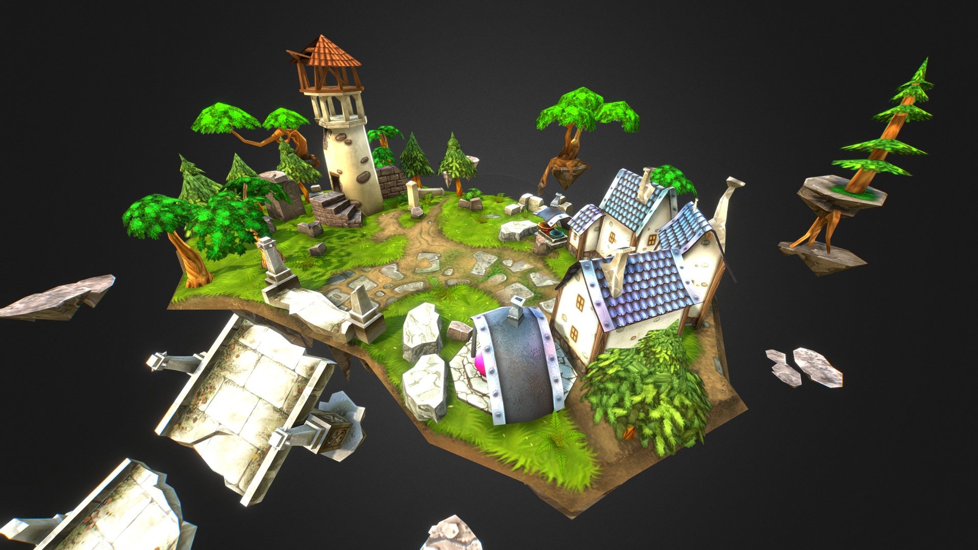 Siege Of Heroes
Download for iOS

Download for Android - Island With Tower And Laboratory - 3D model by Designsters 3d model