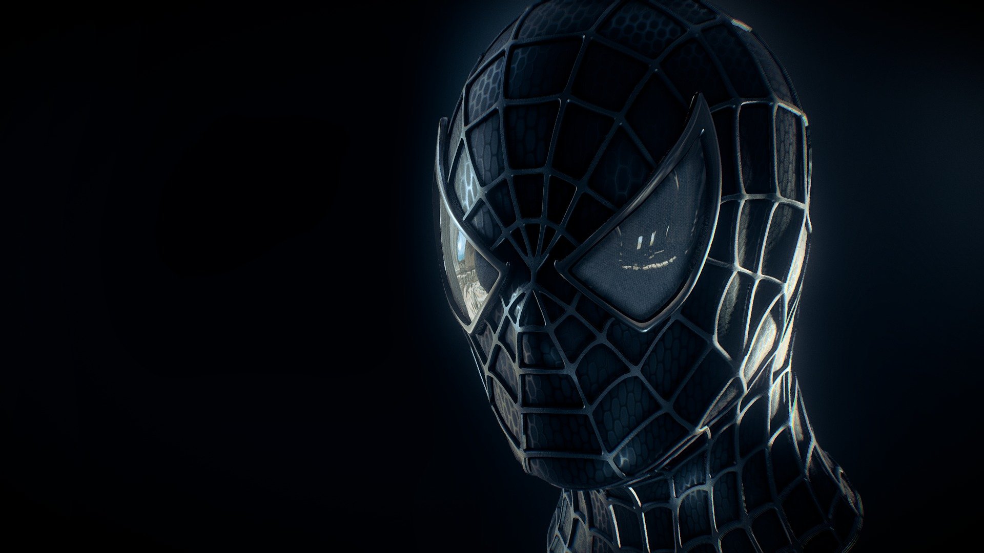 Sam Raimi Spider-Man Mask based on 2007 Movie Design 3d model