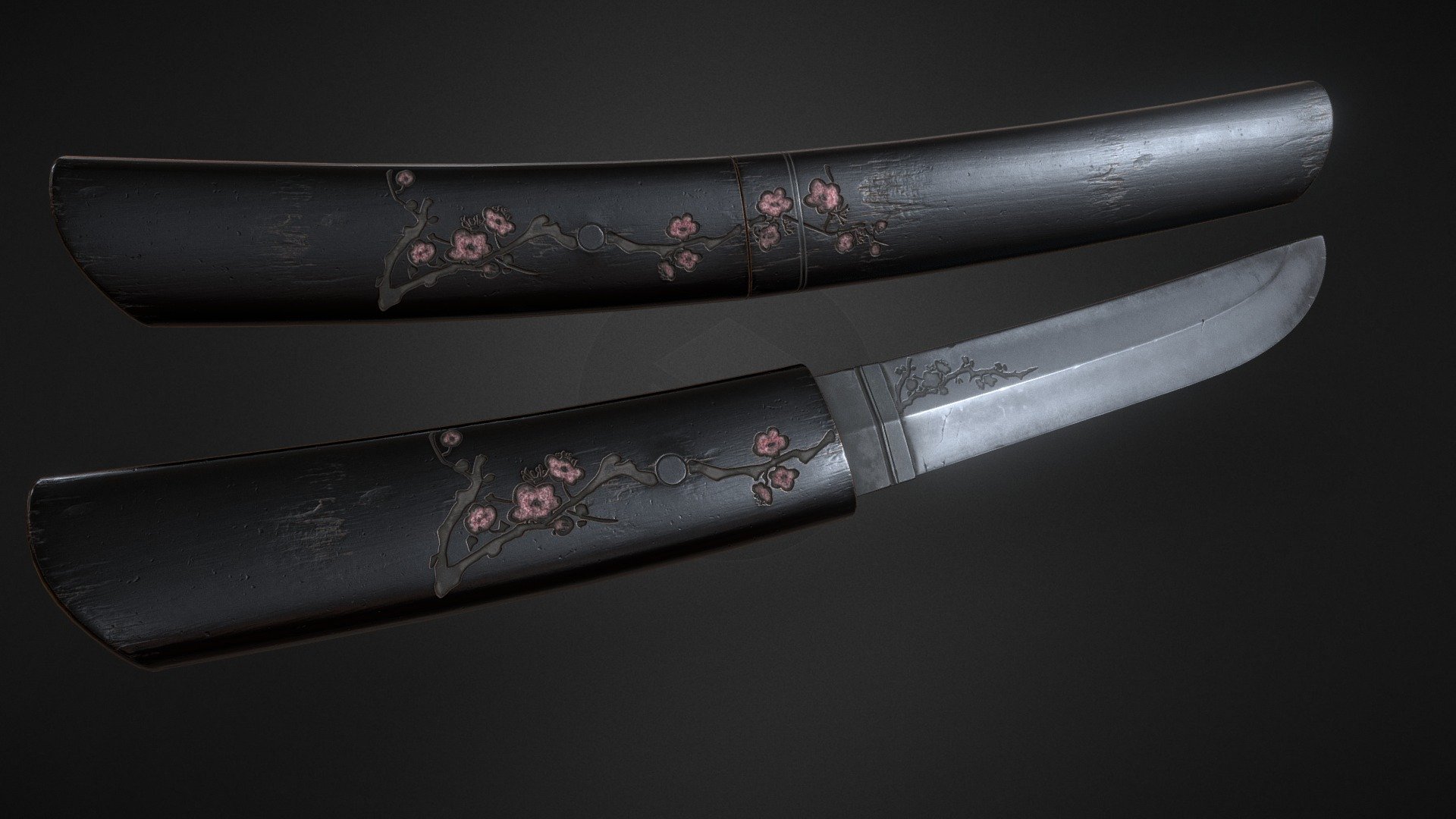Old tanto low poly model.

4k textures. Total polycount 2110 tris.

Model created on Blender and ZBrush. Textured with Substance Painter 3d model