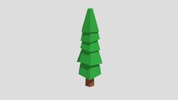Simple Tree Low Poly tree, arvore-3d-estilo-cartoon-low-poly-games, arvore, pinheiro, low-poly, lowpoly