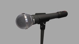 SM58 MICROPHONE music, pop, singer, recording, dynamic, microphone, voice, song, sing, sm58, rock