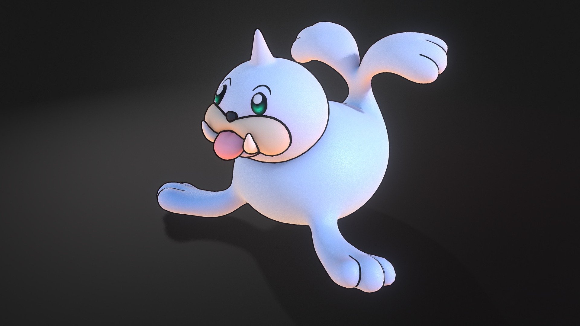 The most boring one - Seel Pokemon - 3D model by 3dlogicus 3d model