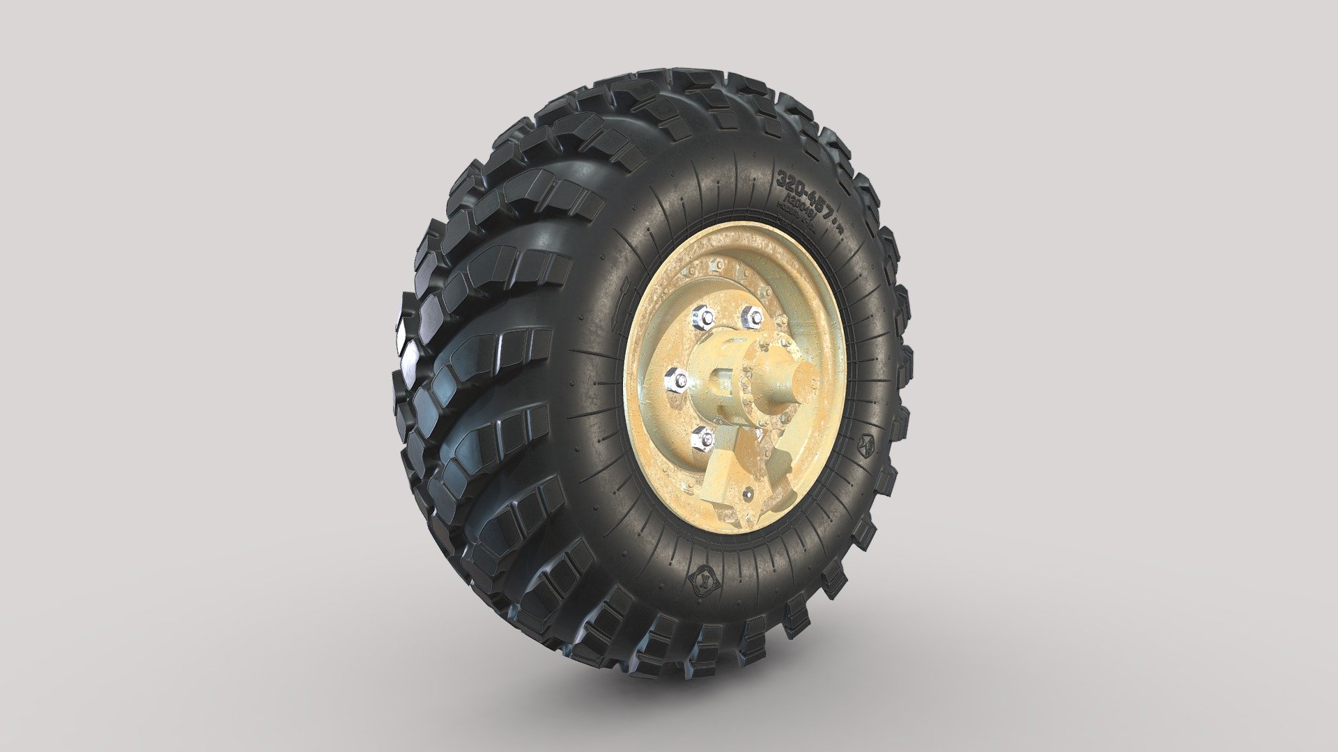 3D Model ZIL-157 truck Wheel / 3D модель - Колесо грузового автомобиля ЗИЛ-157 3d model