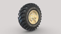 3D Model ZIL-157 Tire + Disc_Almost new.
