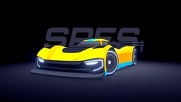 ARCADE: "Spes" Electric Car cars, pack, gt, vehicle, racing, electric