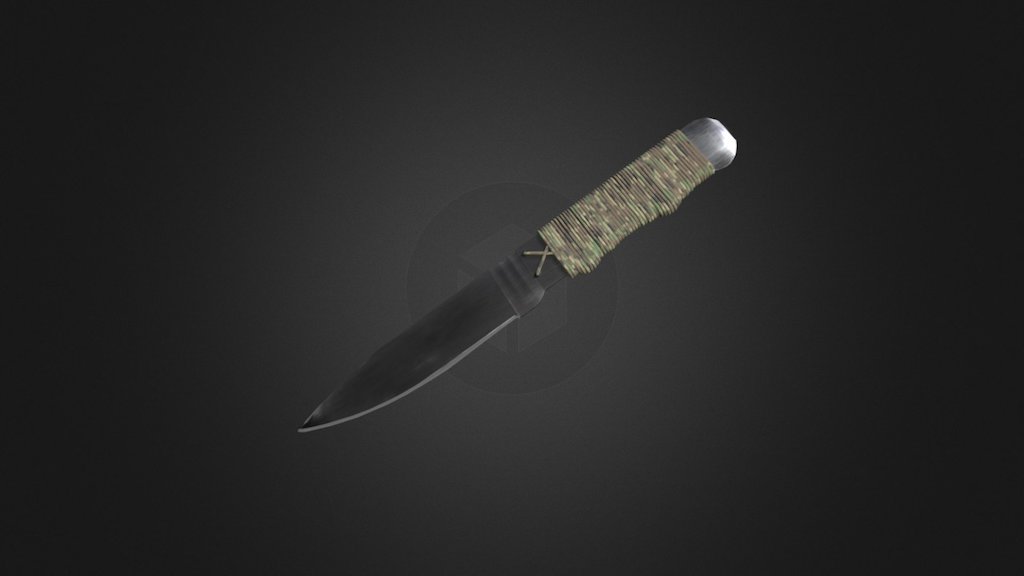 Tiny Knife / Shiv [WIP] - 3D model by Voltyx 3d model