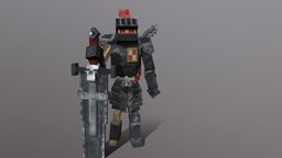 Skeleton Knight [Model Engine] skeleton, blockbench, minecraft, knight, modelengine, mythicmobs