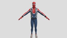 Punk Spiderman(Premium) marvel, punk, spiderman, amazing, 3dmodel