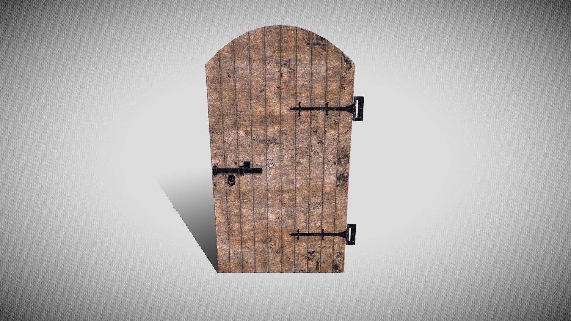 Stylised Medieval Arched Door.

Medium-poly. Game-ready, Hand-Painted. PBR AR/ VR

Textures 2048 x 2048, 8-Pixel padding, OpenGL, Dilation + Background

Ideal for medieval/ fantasy/ other environments 3d model
