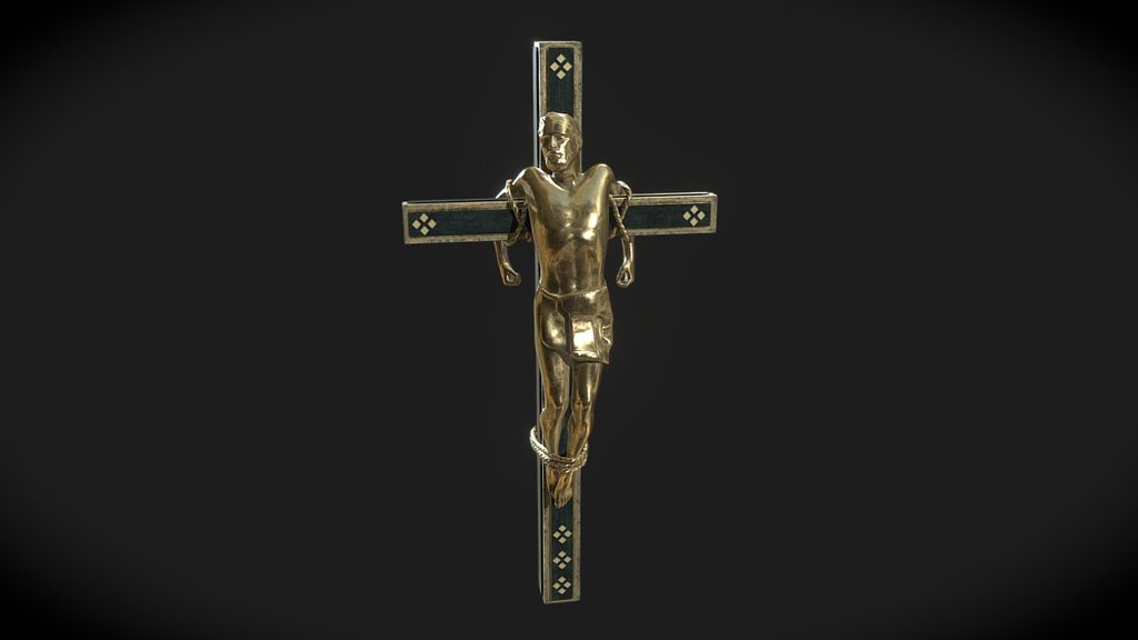 This is my WIP recreation of the Dismas Cross from Uncharted 4.

Right Click = Move

Left Click = Rotate - Uncharted 4 Dismas Cross Recreation - 3D model by Hunjay 3d model