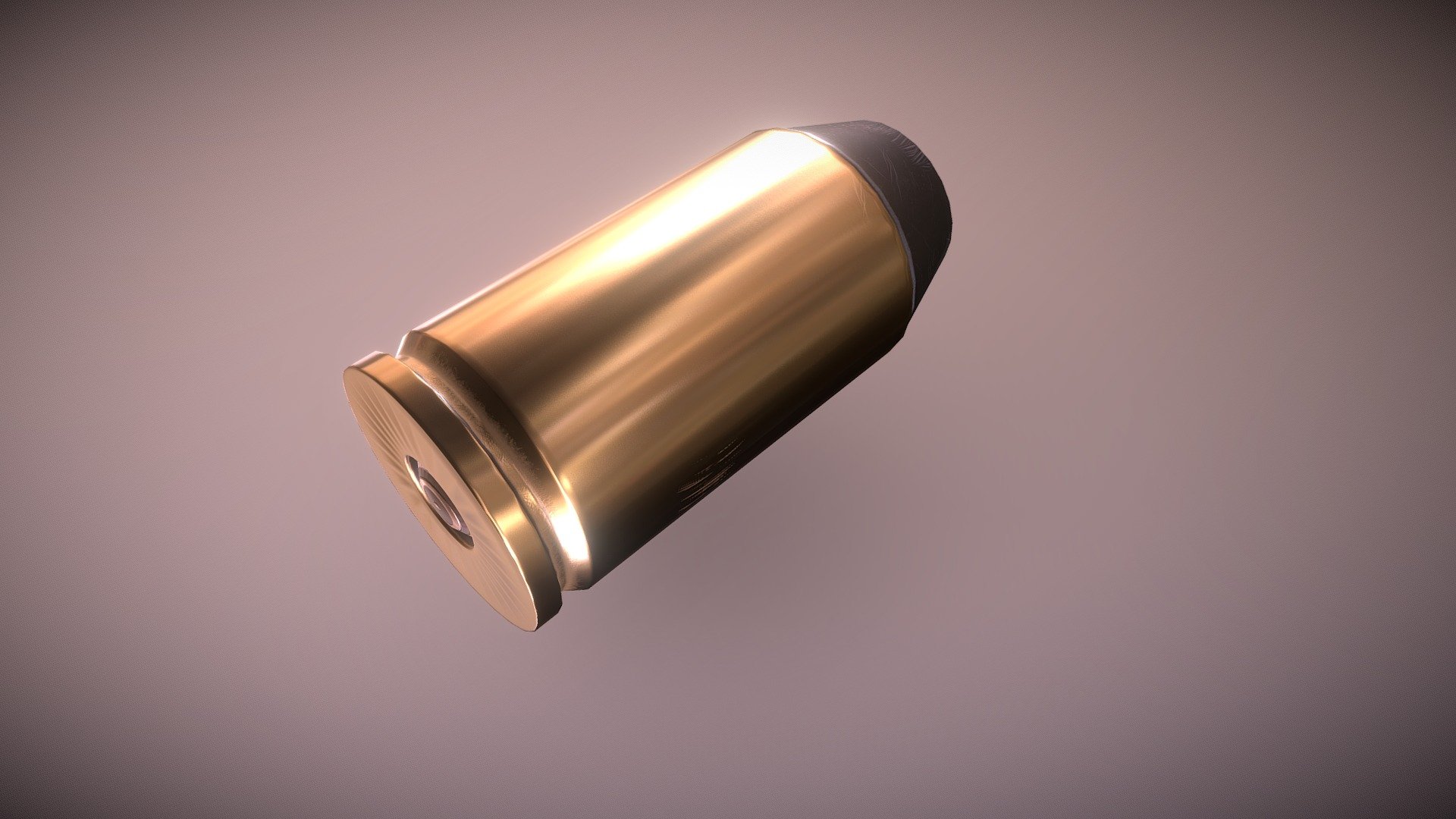 .45 bullet made in Blender and Substance Painter. 30 minutes - .45 Bullet - Download Free 3D model by David DeTogni (@daviddetogni) 3d model