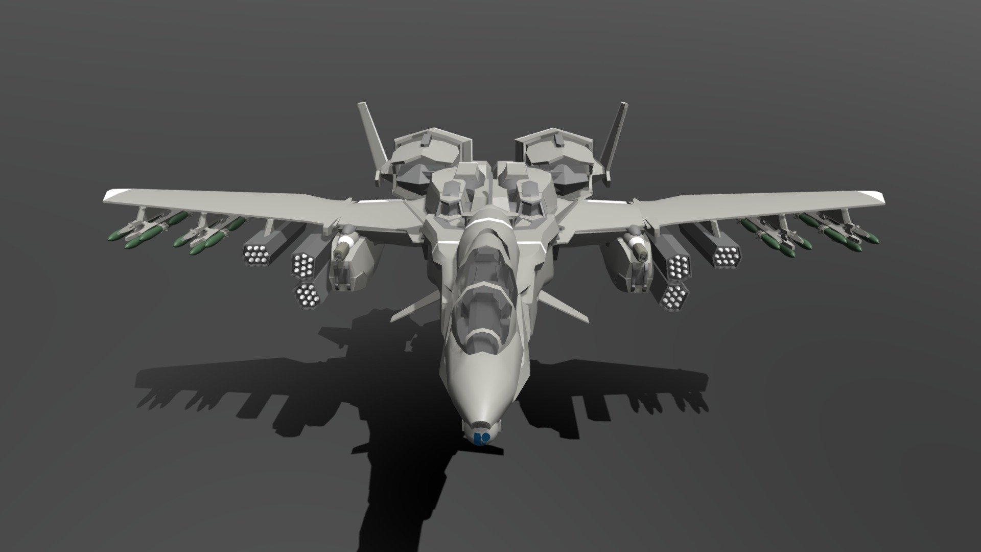 VA-10 Fighter - 3D model by uzukibc 3d model