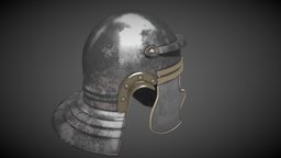 Casco Itálico/ Roman Italic Helmet roman, italic, substance, painter, blender, helmet