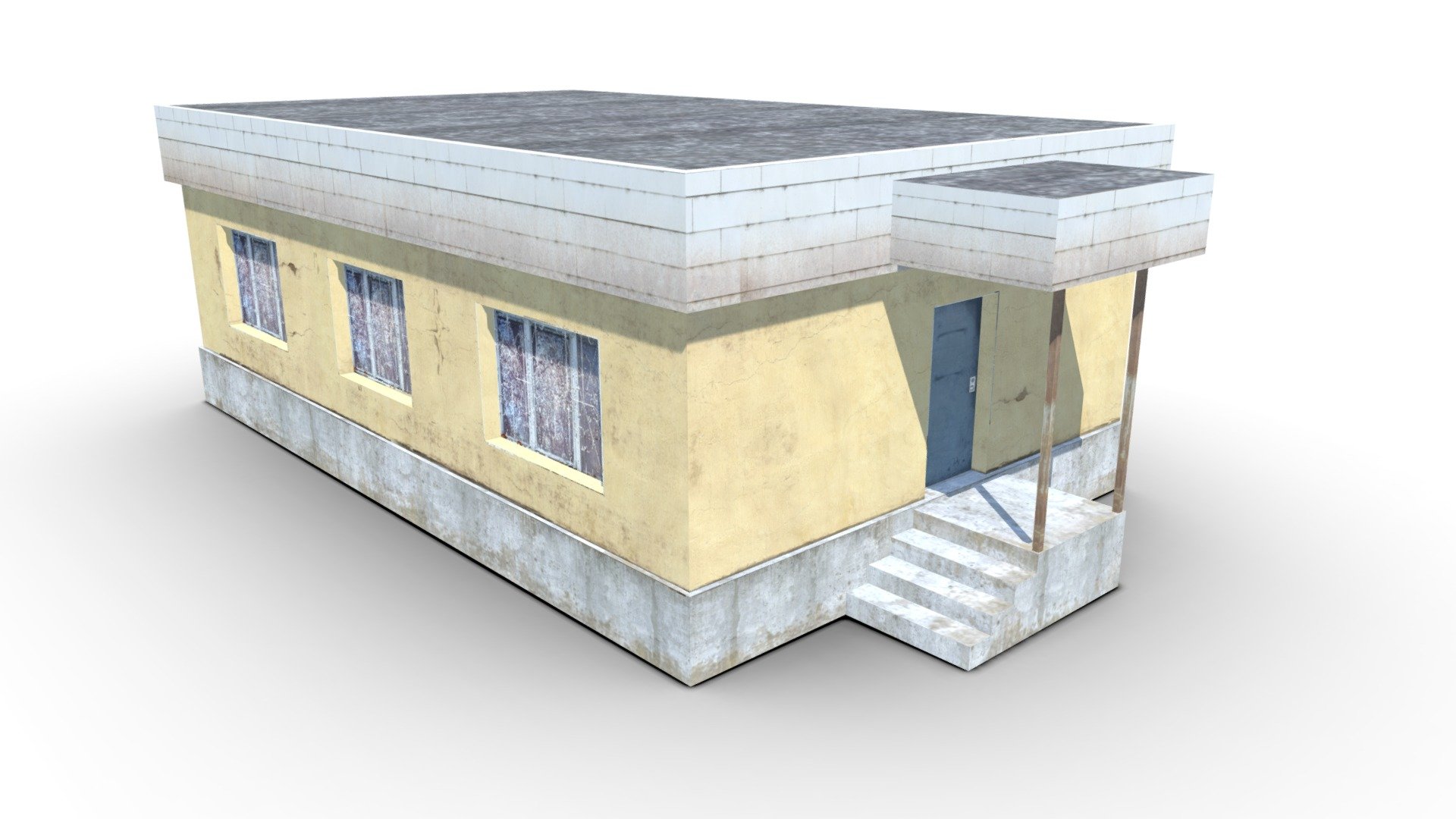 Shop buildings low poly - Old Shop buildings - 3D model by yelaman.arts (@elamanbolushan) 3d model