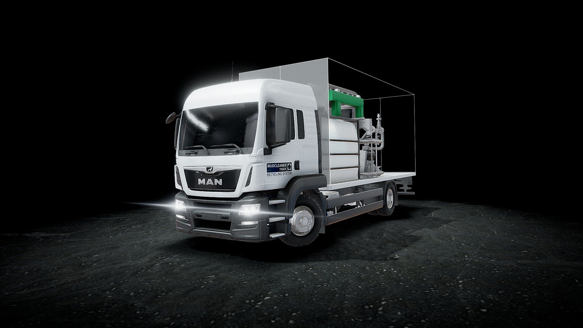 Max Wild – Mudcleaner Truck - 3D model by maxwildgmbh 3d model