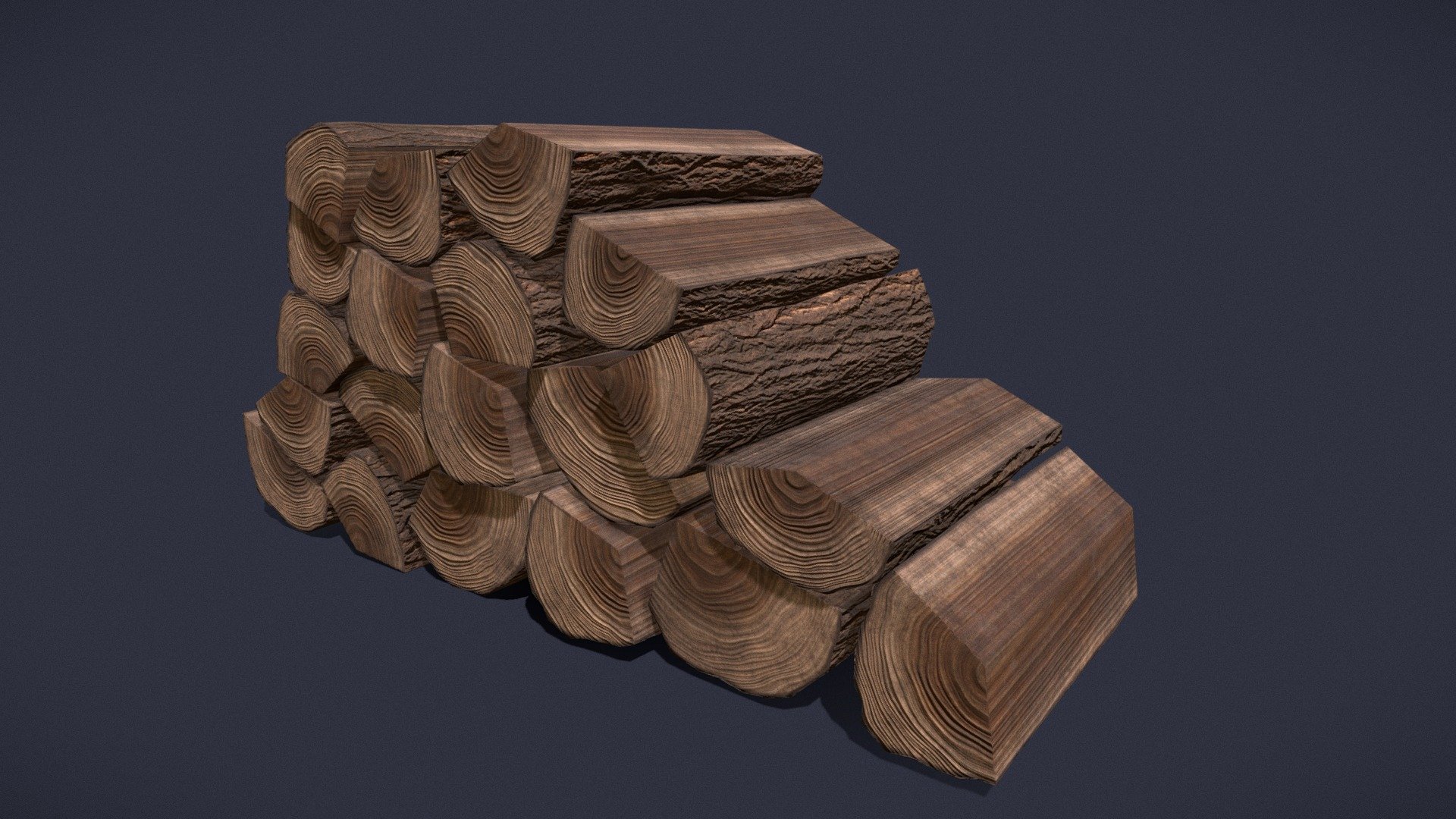 Wood_Stack_Pieces_FBX - Wood_Stack_Pieces_FBX - Buy Royalty Free 3D model by GetDeadEntertainment 3d model