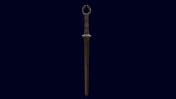 Senuas Sword videogame, celtic, sacrifice, hellblade, senua, substancepainter, substance, sword