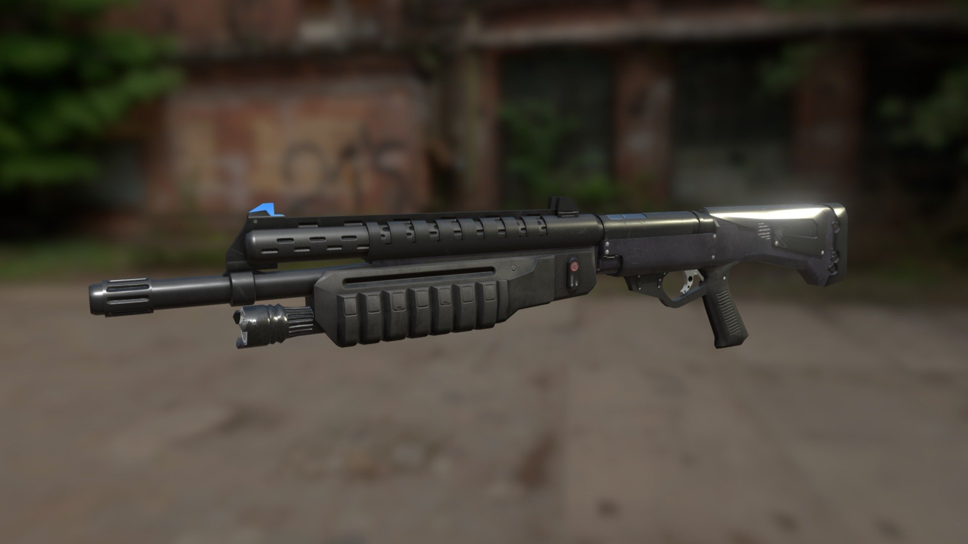 My attempt at remaking the M90 Shotgun from the Halo Universe. The concept was done with the idea in mind of using the Halo 2 Anniversary style of the shotgun but more tuned to the Halo 3 proportions of the shotgun.

Modelled in Maya, textures done in Substaince Painter.

Feedback is welcome, as is constructive criticism 3d model