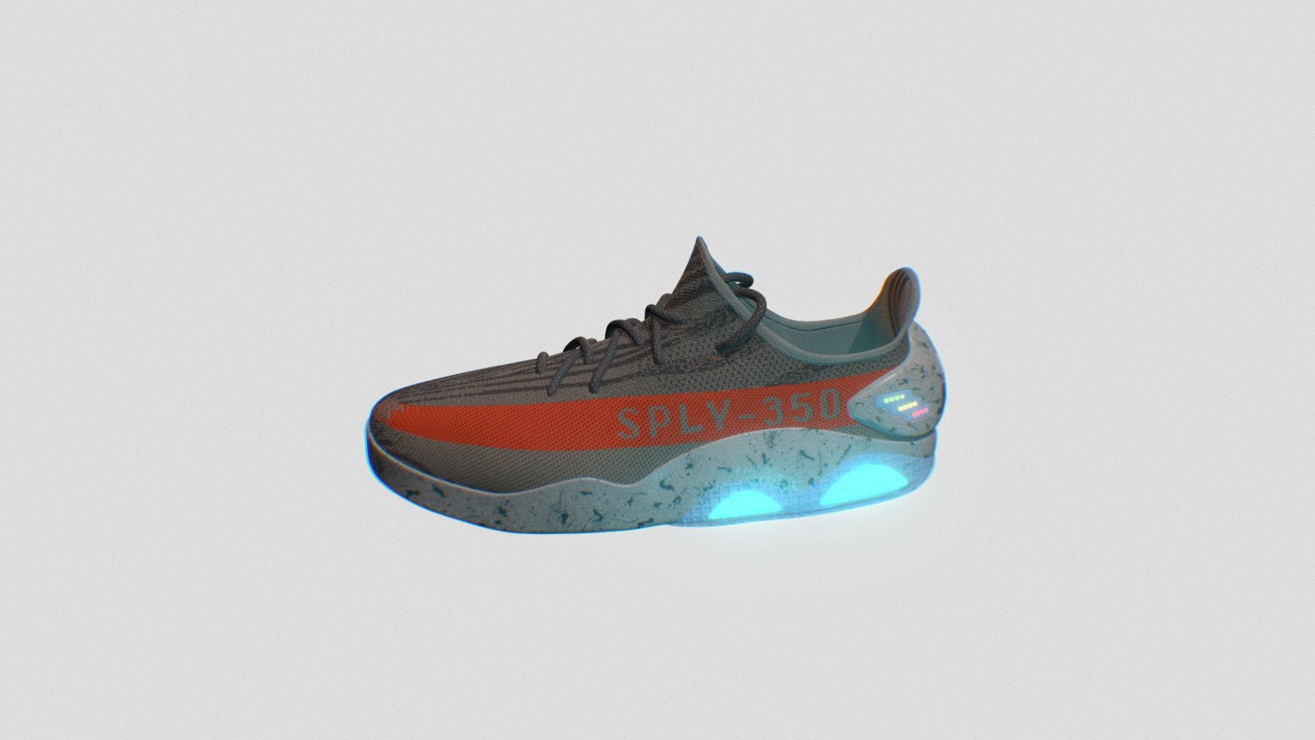 Adidas Yeezy X Nike Mag - 3D model by ProjectXIV 3d model