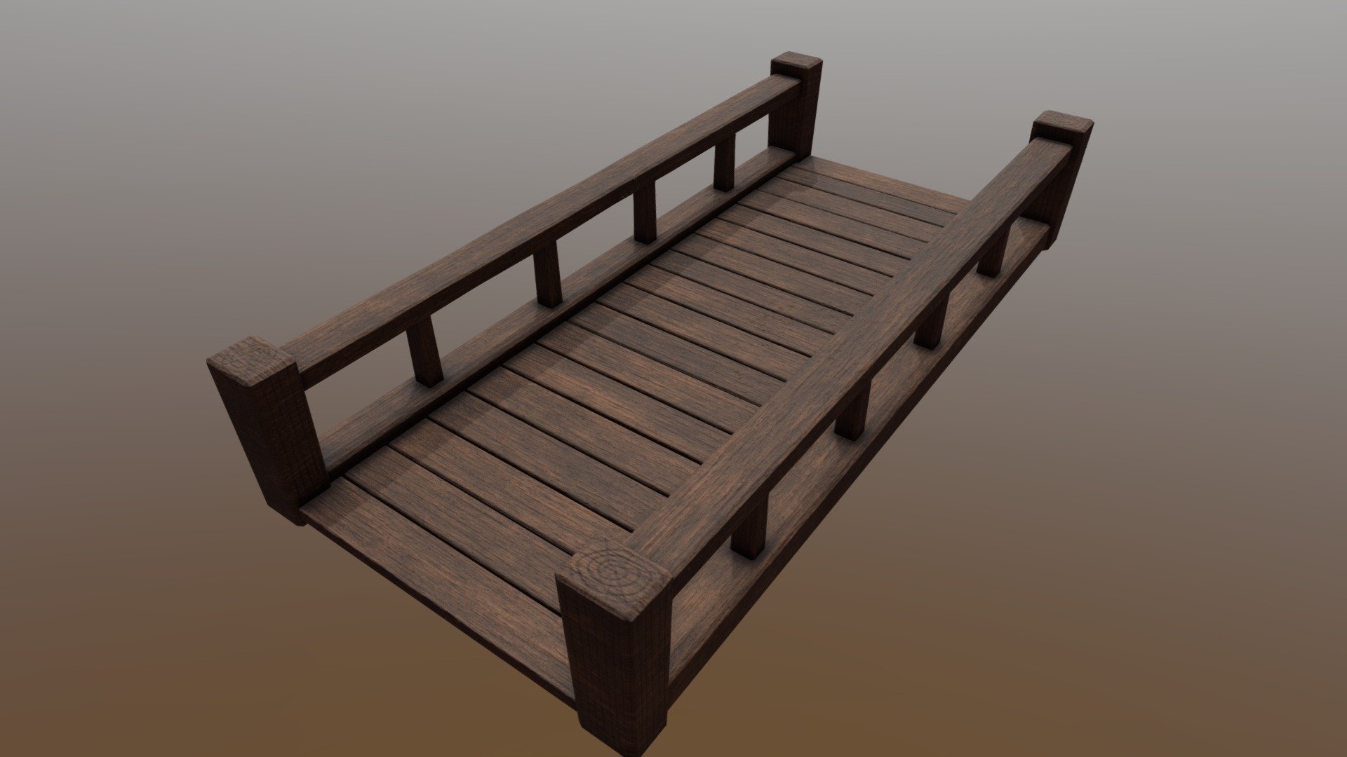 I didn't spend a lot of time making this. it was a simple Bridge from one of my old projects. it was a background asset on the project so I didn't spend a lot of time on detailed texturing. you can use this for your commercial or personal uses if you need it 3d model