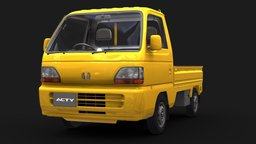AC vehicles, cars, high, textures, original, honda, assetocorsa, free-3d-model, japanesecar, acty, japanese-culture, textures-and-materials, includes, game, 3d, vehicle, gameasset, car, gameready, japanese, actyvan, ha3, david3dart