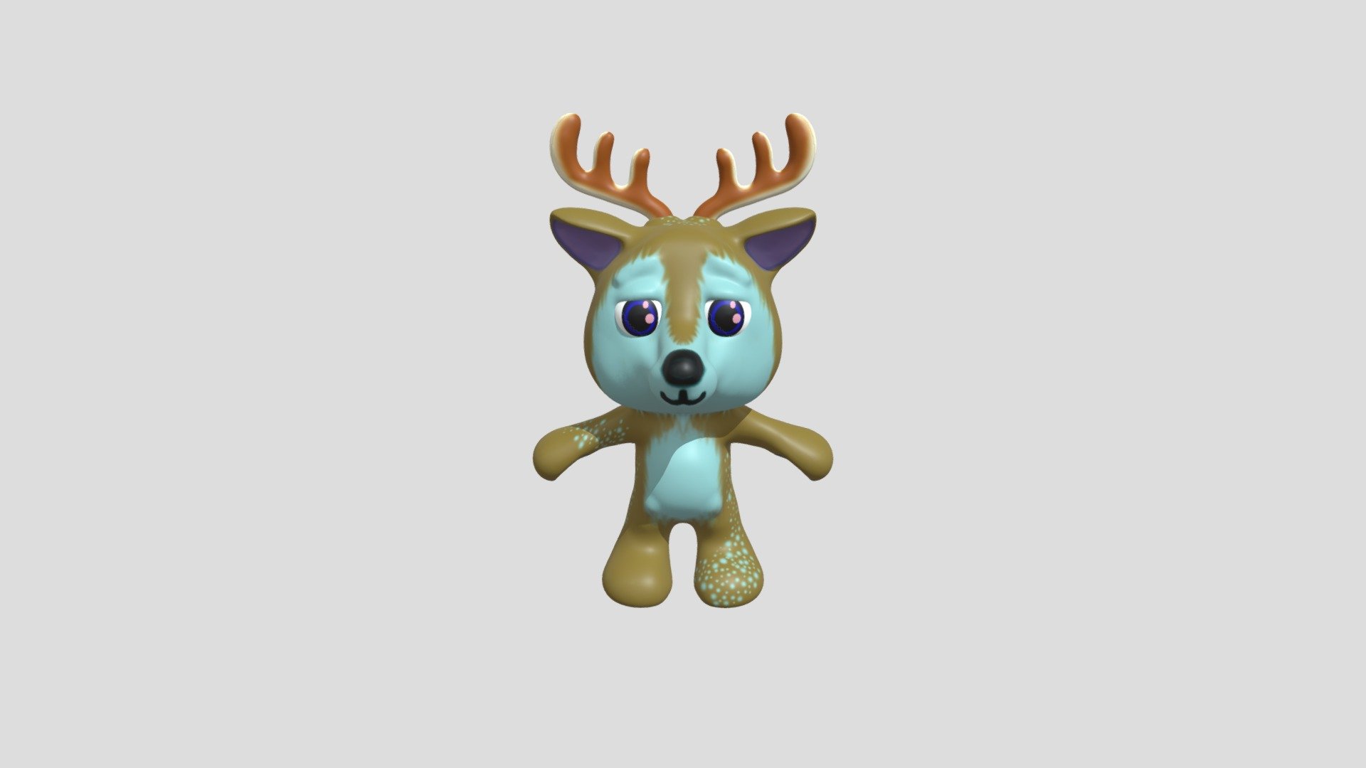 Cartoon Cute Deer - Rigged - Cute Animal Characters Collection - Deer - Cartoon Cute - Rigged - Download Free 3D model by MR7 (@Matt.Reardon) 3d model